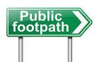 Footpath notice